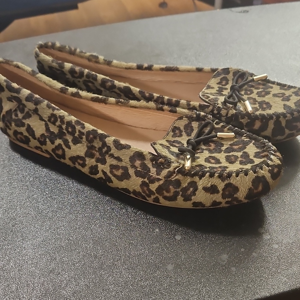 Jack Rogers Haircalf Millie Mocassin Bow Size 9.5 - Picture 3 of 9